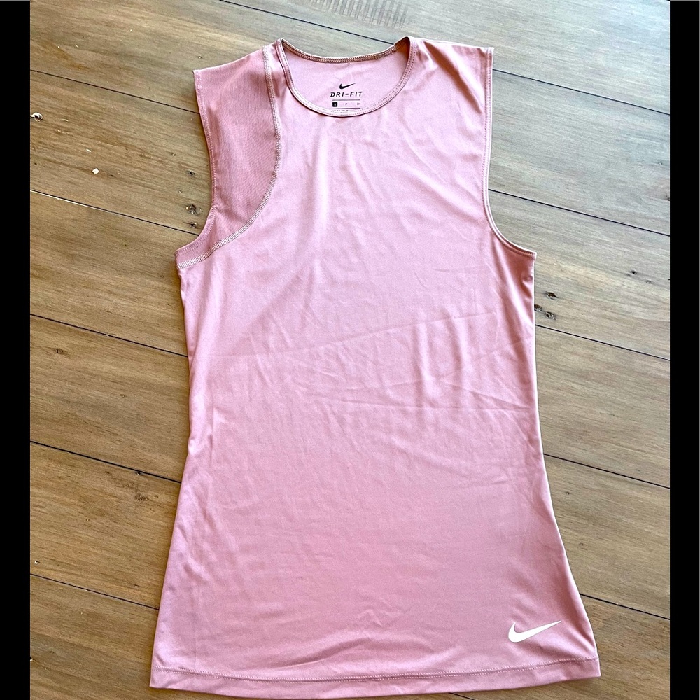 Nike Rose Muscle Tank w/ Mesh Sleeve Detail